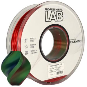 Professional Lab Silk PLA filament 1,75 mm, háromszínű Royal Blossom, 1 kg – tekercs nyomtatott mintával