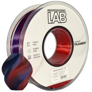 Professional Lab Silk PLA filament 1,75 mm, kétszínű Twilight Serenity, 1 kg – tekercs nyomtatott mintával