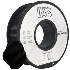 Professional Lab HS-PLA (High Speed) filament 1,75 mm, fekete, 1 kg – tekercs nyomtatott mintával