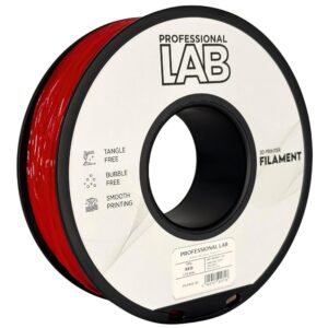 Professional Lab TPU 95A filament 1,75 mm, piros, 1 kg – tekercs