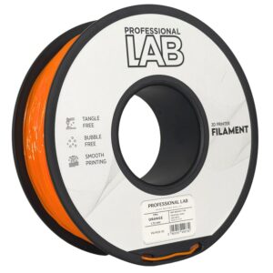 Professional Lab TPU 95A filament 1,75 mm, narancssárga, 1 kg – tekercs
