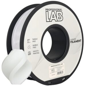 Professional Lab HS-PLA (High Speed) filament 1,75 mm, fehér, 1 kg – tekercs nyomtatott mintával