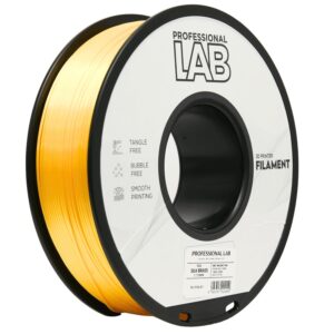Professional Lab Silk PLA filament 1,75 mm, sárgaréz, 1 kg – tekercs