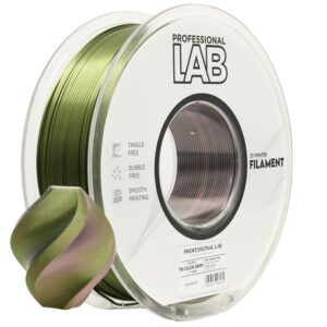 Professional Lab Silk PLA filament 1,75 mm, háromszínű Army (terepszín), 1 kg – tekercs