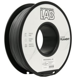 Professional Lab PLA Carbon filament 1,75 mm, szürke, 1 kg – tekercs