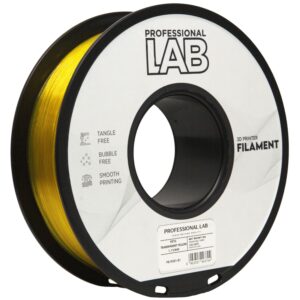 Professional Lab PETG filament 1,75 mm, átlátszó sárga, 1 kg