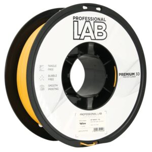 Professional Lab PETG Matt filament 1,75 mm, sárga, 1 kg – tekercs