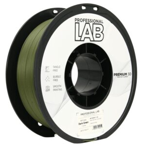 Professional Lab PETG Matt filament 1,75 mm, sötétzöld, 1 kg – tekercs