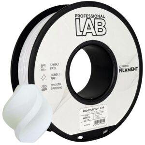 Professional Lab PETG filament 1,75 mm, fehér, 1 kg – tekercs nyomtatott mintával