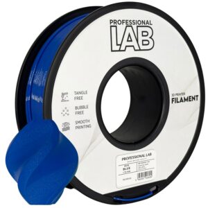 Professional Lab PETG filament 1,75 mm, kék, 1 kg – tekercs nyomtatott mintával