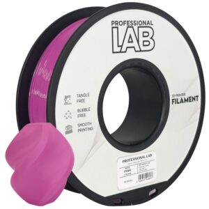 Professional Lab PETG filament 1,75 mm, rózsaszín, 1 kg – tekercs nyomtatott mintával