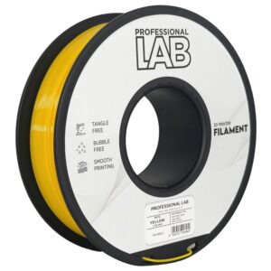 Professional Lab PETG filament 1,75 mm, sárga, 1 kg – tekercs