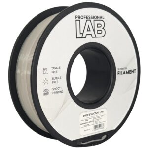 Professional Lab PLA Glow filament 1,75 mm, fehér, 1 kg – tekercs