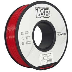 Professional Lab ABS+ filament 1,75 mm, piros, 1 kg – tekercs