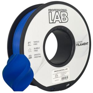 Professional Lab PLA+ filament 1,75 mm, kék, 1 kg – tekercs nyomtatott mintával