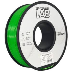 Professional Lab ABS+ filament 1,75 mm, zöld, 1 kg – tekercs
