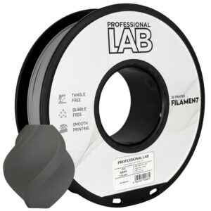 Professional Lab PLA filament 1,75 mm, szürke, 1 kg – tekercs nyomtatott mintával