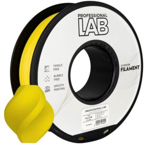 Professional Lab PLA filament 1,75 mm, sárga, 1 kg – tekercs nyomtatott mintával