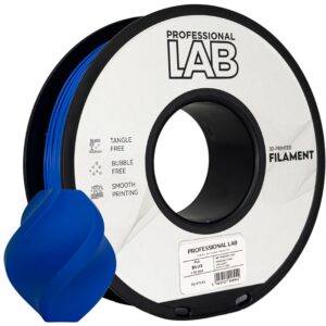 Professional Lab PLA filament 1,75 mm, kék, 1 kg – tekercs nyomtatott mintával