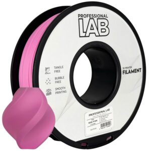 Professional Lab PLA filament 1,75 mm, rózsaszín, 1 kg – tekercs nyomtatott mintával