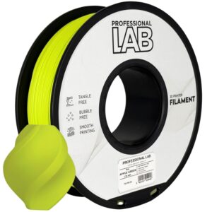 Professional Lab PLA filament 1,75 mm, almazöld, 1 kg – tekercs nyomtatott mintával