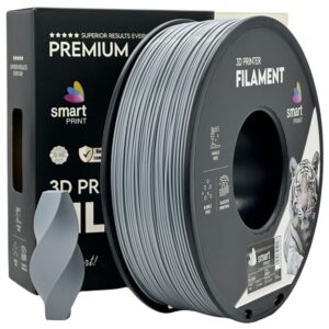 Smart Print ABS+ filament 1,75 mm, ezüst, 1 kg – tekercs dobozzal