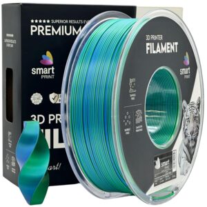Smart Print Silk PLA filament 1,75 mm, kétszínű Oceans Embrace, 1 kg – tekercs dobozzal