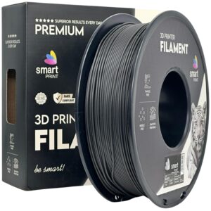 Smart Print PLA Carbon filament 1,75 mm, fekete, 1 kg – tekercs dobozzal