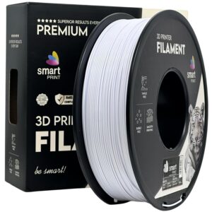 Smart Print HS-PLA (High Speed) filament 1,75 mm, fehér, 1 kg – tekercs dobozzal