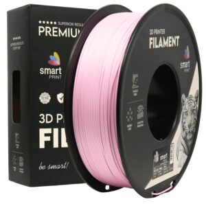 Smart Print PLA filament 1,75 mm, pasztell rózsaszín, 1 kg – tekercs dobozzal