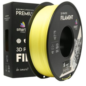 Smart Print PLA filament 1,75 mm, pasztell sárga, 1 kg – tekercs dobozzal