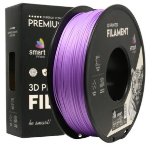 Smart Print PLA filament 1,75 mm, pasztell lila, 1 kg – tekercs dobozzal