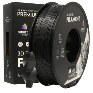 Smart Print PLA Galaxy filament 1,75 mm, galaxy fekete, 1 kg – tekercs dobozzal