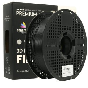 Smart Print PETG Carbon filament 1,75 mm, fekete, 1 kg – tekercs dobozzal