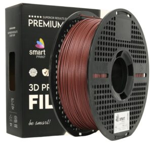 Smart Print PETG Carbon filament 1,75 mm, piros, 1 kg – tekercs dobozzal
