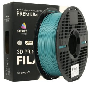 Smart Print PETG Carbon filament 1,75 mm, zöld, 1 kg – tekercs dobozzal