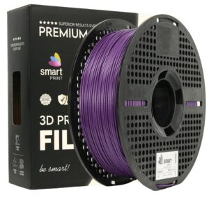 Smart Print PETG Carbon filament 1,75 mm, lila, 1 kg – tekercs dobozzal