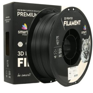 Smart Print PETG Matt filament 1,75 mm, fekete, 1 kg – tekercs dobozzal