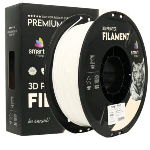 Smart Print PETG Matt filament 1,75 mm, fehér, 1 kg – tekercs dobozzal