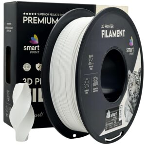 Smart Print PLA Matt filament 1,75 mm, fehér, 1 kg – tekercs dobozzal
