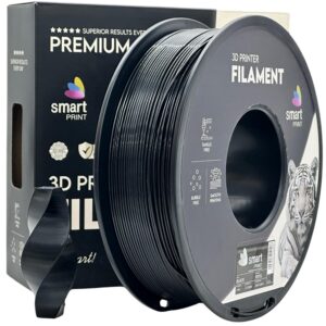 Smart Print PETG filament 1,75 mm, fekete, 1 kg – tekercs dobozzal