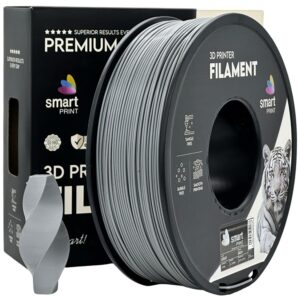 Smart Print ABS+ filament 1,75 mm, szürke, 1 kg – tekercs dobozzal