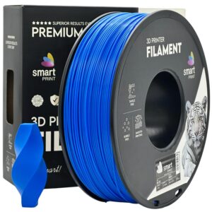 Smart Print ABS+ filament 1,75 mm, kék, 1 kg – tekercs dobozzal
