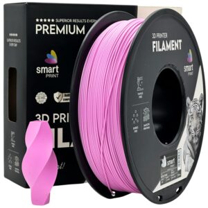 Smart Print PLA+ filament 1,75 mm, rózsaszín, 1 kg – tekercs dobozzal