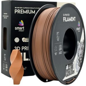 Smart Print PLA+ filament 1,75 mm, barna, 1 kg – tekercs dobozzal