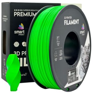 Smart Print ABS+ filament 1,75 mm, zöld, 1 kg – tekercs dobozzal