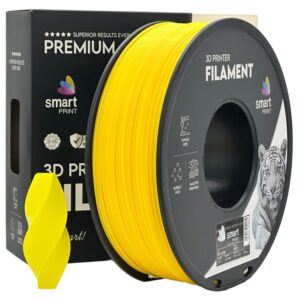Smart Print ABS+ filament 1,75 mm, sárga, 1 kg – tekercs dobozzal
