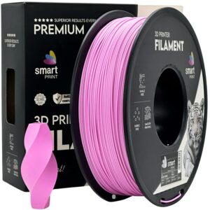 Smart Print PLA filament 1,75 mm, rózsaszín, 1 kg – tekercs dobozzal