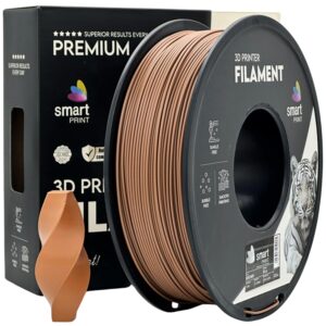 Smart Print PLA filament 1,75 mm, barna, 1 kg – tekercs dobozzal