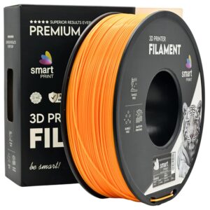 Smart Print ABS+ filament 1,75 mm, narancssárga, 1 kg – tekercs dobozzal